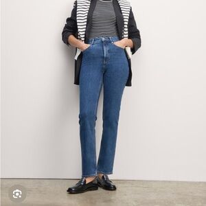 Everlane Women's Way High Slim Straight Leg Jeans